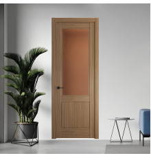 7.2.2 ND.O Дуб Мокко стекло Золотистая бронза матовое ProfilDoors Orange