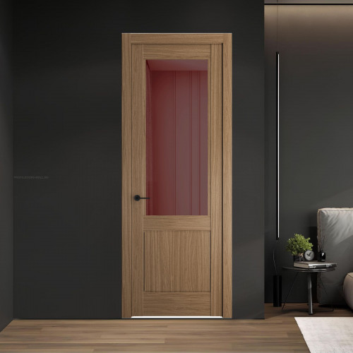 7.2.2 ND.O Дуб Мокко стекло Золотистая бронза ProfilDoors Orange