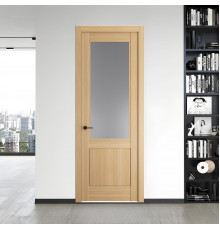 7.2.2 ND.O Дуб Натуральный стекло Графит ProfilDoors Orange