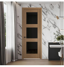 7.3.2 ND.O Дуб Мокко стекло Черное тонированное ProfilDoors Orange
