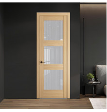 7.3.2 ND.O Дуб Натуральный стекло Узор Страйп ProfilDoors Orange