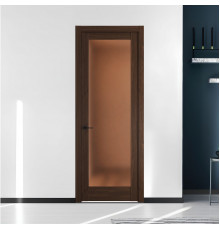 11.1.2 ND.O Орех Шоколад стекло Золотистая бронза матовое ProfilDoors Orange