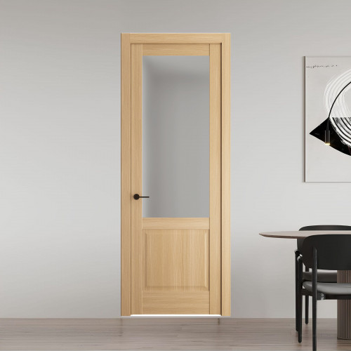 5.2.2 ND.O Дуб Натуральный стекло Матовое ProfilDoors Orange