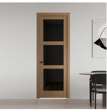 5.3.2 ND.O Дуб Мокко стекло Черное тонированное ProfilDoors Orange