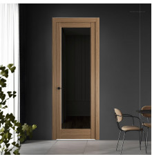 8.1.2 ND.O Дуб Мокко стекло Черное тонированное ProfilDoors Orange