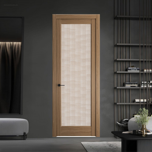 8.1.2 ND.O Дуб Мокко стекло Град ProfilDoors Orange