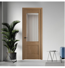 9.2.2 ND.O Дуб Мокко стекло Прозрачное ProfilDoors Orange