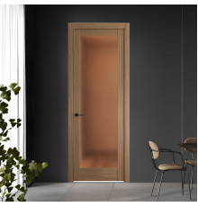 11.1.2 ND.O Дуб Мокко стекло Золотистая бронза матовое ProfilDoors Orange
