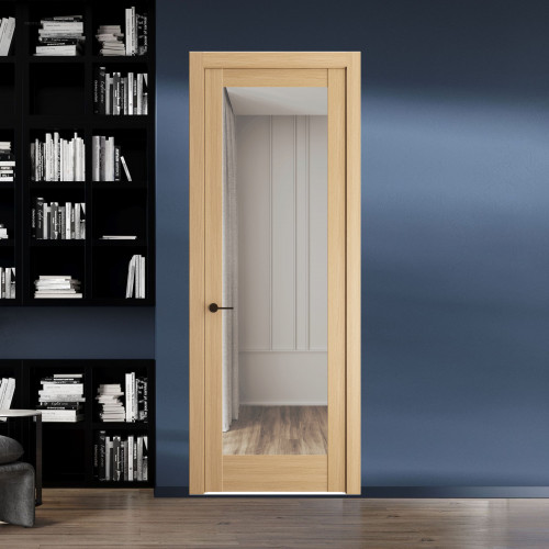 5.1.2 ND.O Дуб Натуральный стекло Прозрачное ProfilDoors Orange