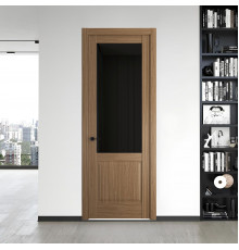 5.2.2 ND.O Дуб Мокко стекло Черное тонированное ProfilDoors Orange