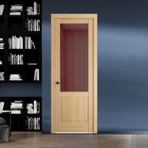 5.2.2 ND.O Дуб Натуральный стекло Золотистая бронза ProfilDoors Orange