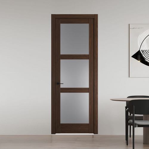 5.3.2 ND.O Орех Шоколад стекло Графит ProfilDoors Orange