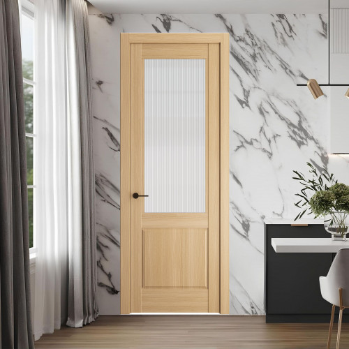 6.2.2 ND.O Дуб Натуральный стекло Мору осветленное ProfilDoors Orange