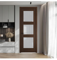 6.3.2 ND.O Орех Шоколад стекло Узор Страйп ProfilDoors Orange