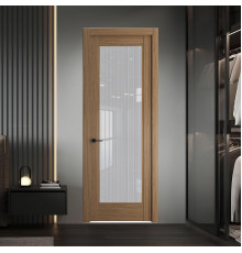 7.1.2 ND.O Дуб Мокко стекло Узор Страйп ProfilDoors Orange