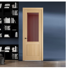7.2.2 ND.O Дуб Натуральный стекло Золотистая бронза ProfilDoors Orange