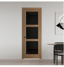 8.3.2 ND.O Дуб Мокко стекло Черное тонированное ProfilDoors Orange