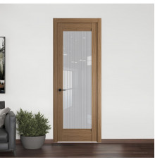 9.1.2 ND.O Дуб Мокко стекло Узор Страйп ProfilDoors Orange