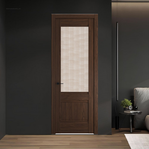 9.2.2 ND.O Орех Шоколад стекло Град ProfilDoors Orange