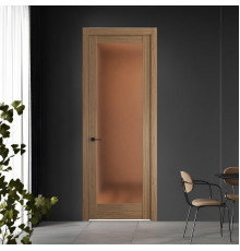 10.1.2 ND.O Дуб Мокко стекло Золотистая бронза матовое ProfilDoors Orange