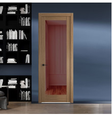 10.1.2 ND.O Дуб Мокко стекло Золотистая бронза ProfilDoors Orange