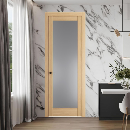 10.1.2 ND.O Дуб Натуральный стекло Графит ProfilDoors Orange