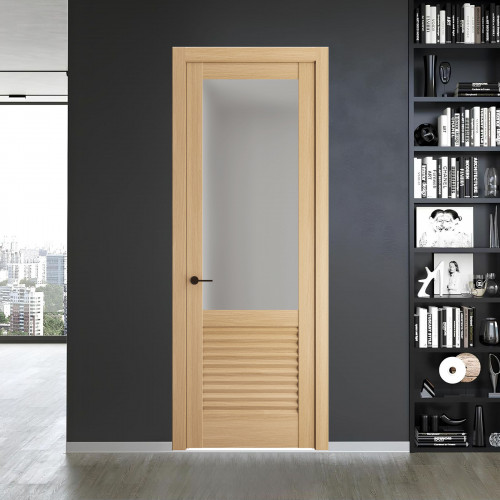 11.2.2 ND.O Дуб Натуральный стекло Матовое ProfilDoors Orange