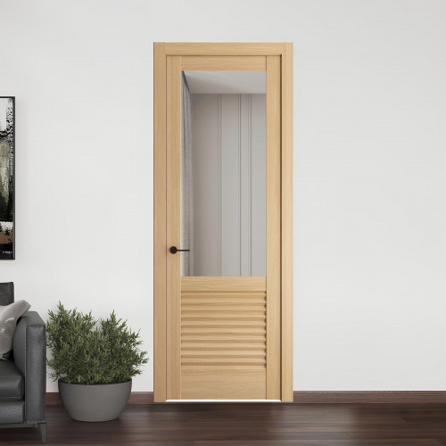 11.2.2 ND.O Дуб Натуральный стекло Прозрачное ProfilDoors Orange