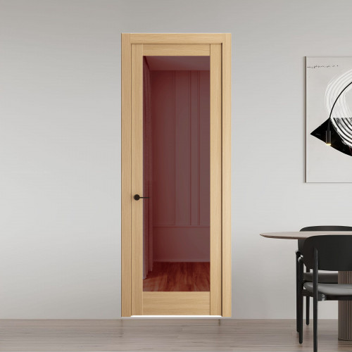 5.1.2 ND.O Дуб Натуральный стекло Золотистая бронза ProfilDoors Orange