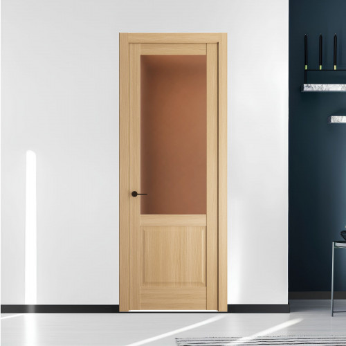 5.2.2 ND.O Дуб Натуральный стекло Золотистая бронза матовое ProfilDoors Orange
