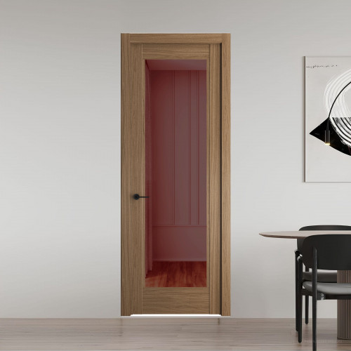 6.1.2 ND.O Дуб Мокко стекло Золотистая бронза ProfilDoors Orange