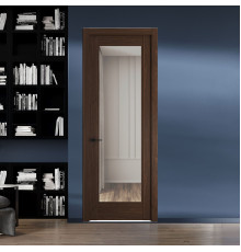 6.1.2 ND.O Орех Шоколад стекло Прозрачное ProfilDoors Orange
