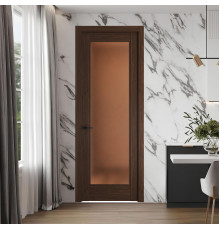 6.1.2 ND.O Орех Шоколад стекло Золотистая бронза матовое ProfilDoors Orange