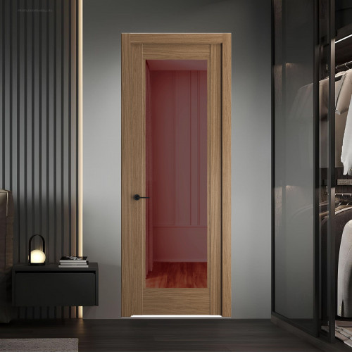 7.1.2 ND.O Дуб Мокко стекло Золотистая бронза ProfilDoors Orange