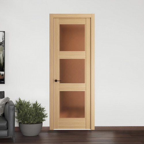 7.3.2 ND.O Дуб Натуральный стекло Золотистая бронза матовое ProfilDoors Orange