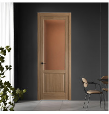 8.2.2 ND.O Дуб Мокко стекло Золотистая бронза матовое ProfilDoors Orange