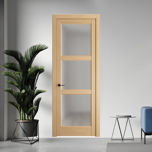 8.3.2 ND.O Дуб Натуральный стекло Матовое ProfilDoors Orange