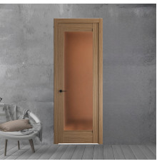 9.1.2 ND.O Дуб Мокко стекло Золотистая бронза матовое ProfilDoors Orange