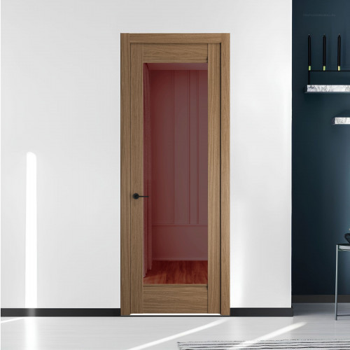 9.1.2 ND.O Дуб Мокко стекло Золотистая бронза ProfilDoors Orange
