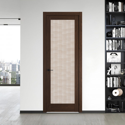 5.1.2 ND.O Орех Шоколад стекло Град ProfilDoors Orange