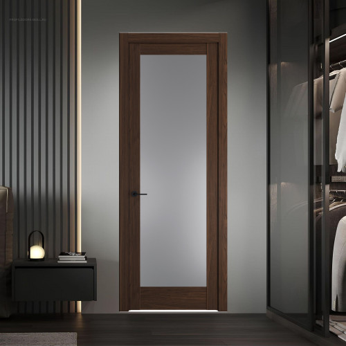 5.1.2 ND.O Орех Шоколад стекло Графит ProfilDoors Orange