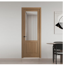 5.2.2 ND.O Дуб Мокко стекло Прозрачное ProfilDoors Orange