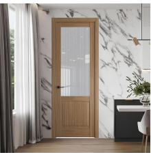5.2.2 ND.O Дуб Мокко стекло Узор Страйп ProfilDoors Orange