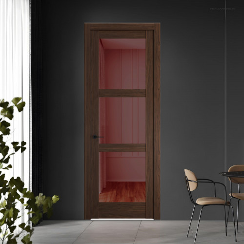 5.3.2 ND.O Орех Шоколад стекло Золотистая бронза ProfilDoors Orange