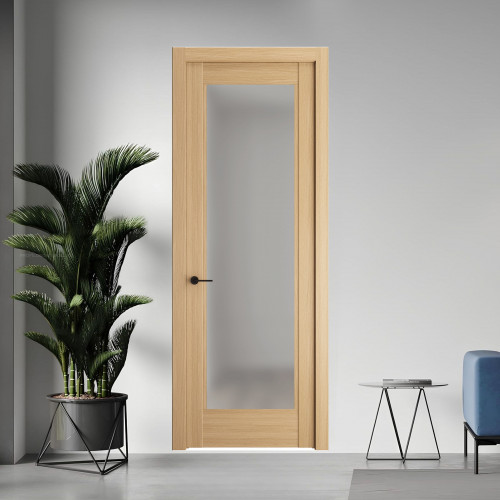 6.1.2 ND.O Дуб Натуральный стекло Матовое ProfilDoors Orange