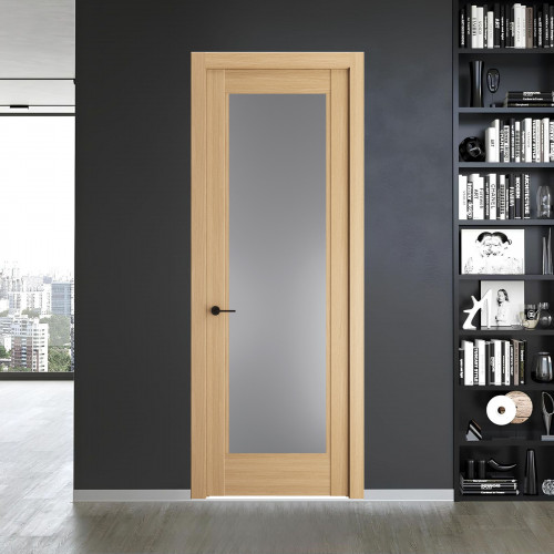 7.1.2 ND.O Дуб Натуральный стекло Графит ProfilDoors Orange