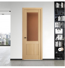 7.2.2 ND.O Дуб Натуральный стекло Золотистая бронза матовое ProfilDoors Orange