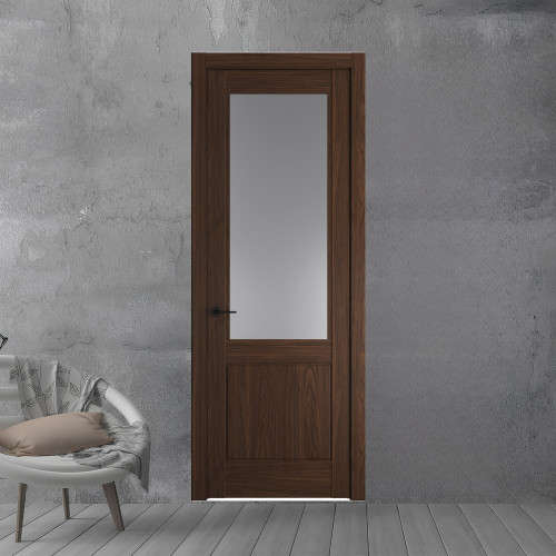 7.2.2 ND.O Орех Шоколад стекло Графит ProfilDoors Orange