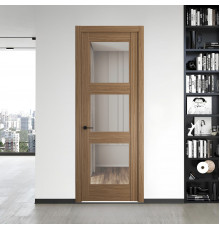 7.3.2 ND.O Дуб Мокко стекло Прозрачное ProfilDoors Orange
