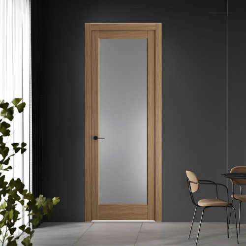 8.1.2 ND.O Дуб Мокко стекло Графит ProfilDoors Orange